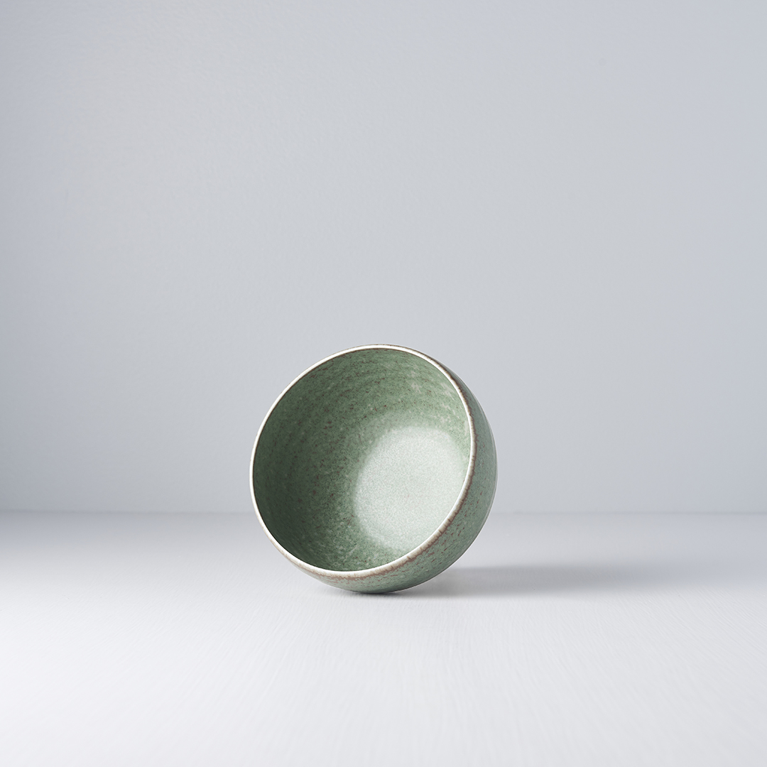 Schüssel GREEN FADE 13 cm, 500 ml, grün, keramik, MIJ