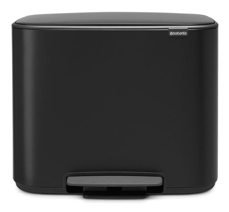 Treteimer BO 11 + 23 l, mattschwarz, Brabantia