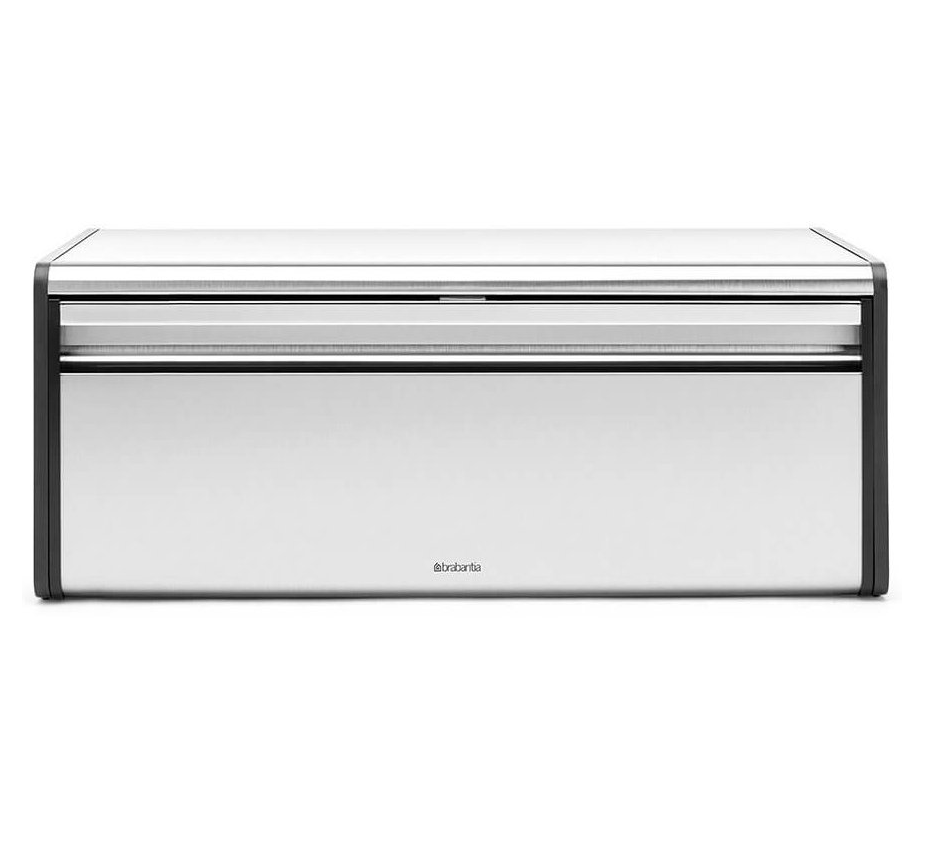 Klappbrotkasten FALL FRONT, Fingerprint Proof, Stahl matt, Brabantia