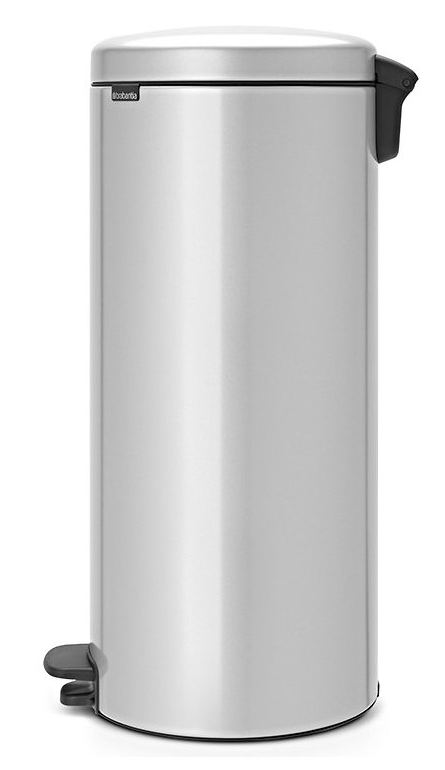 Treteimer NEWICON 30 l, metallic/grau, Brabantia