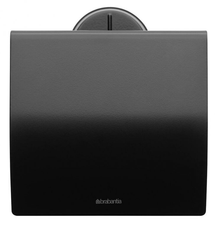 Toilettenpapierhalter, schwarz, Brabantia