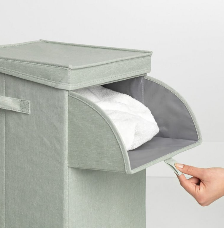 Wäschekorb 35 l, stapelbar, grün, Brabantia