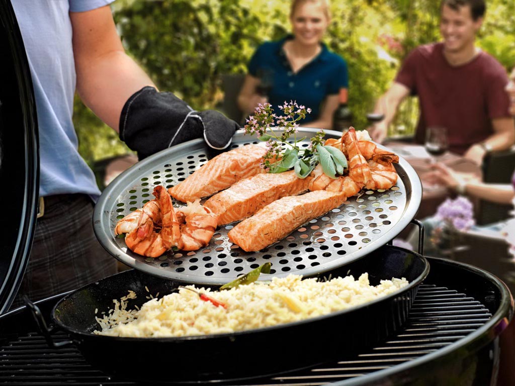 Grillpfanne und Lochblech GOURMET SET 420, 2-teilig, Outdoorchef
