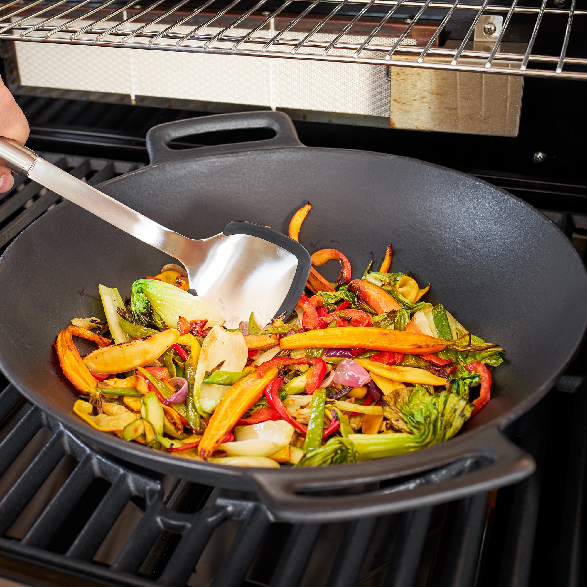 Outdoor Feuerwok VARIO 36 cm, Gusseisen, Rösle