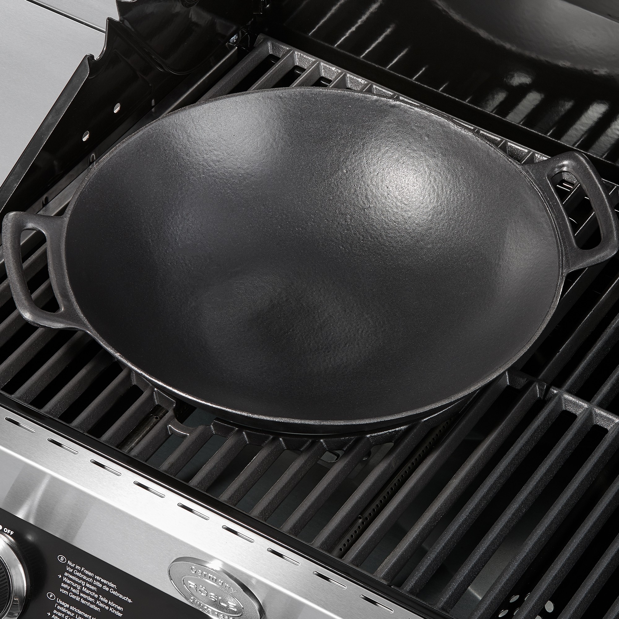 Outdoor Feuerwok VARIO 36 cm, Gusseisen, Rösle
