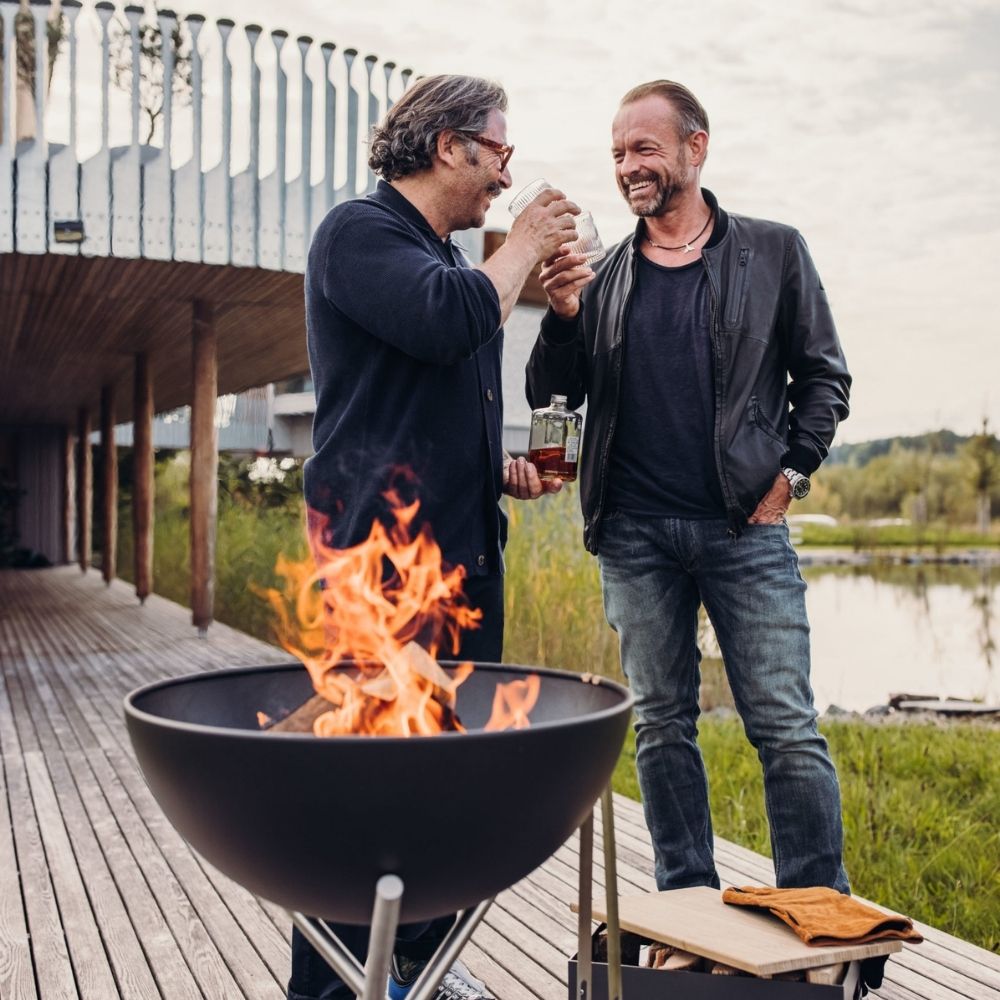 Feuerschale BOWL, mit Dreibein, Höfats