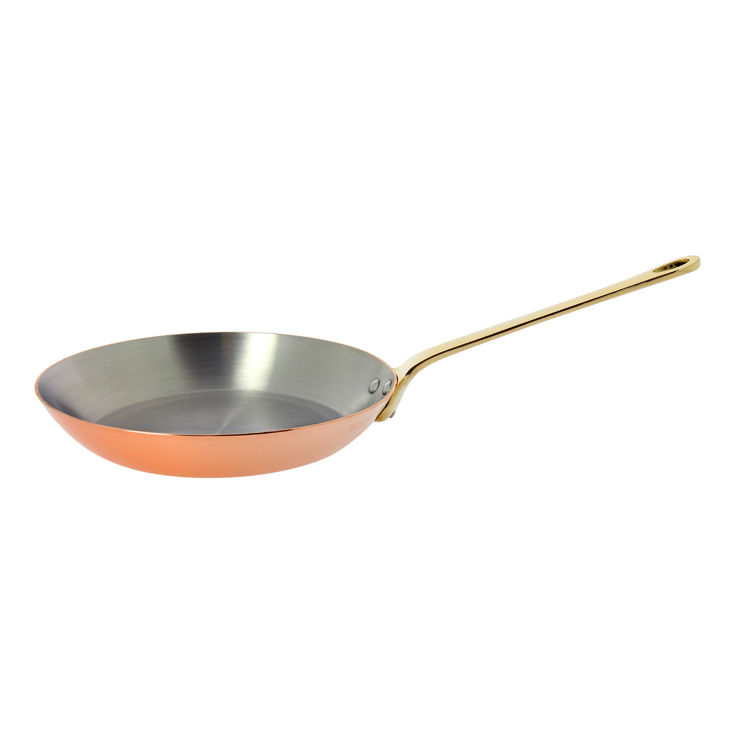Kupferpfanne mit Bronze Griff O 24 cm Unschuldig de Buyer