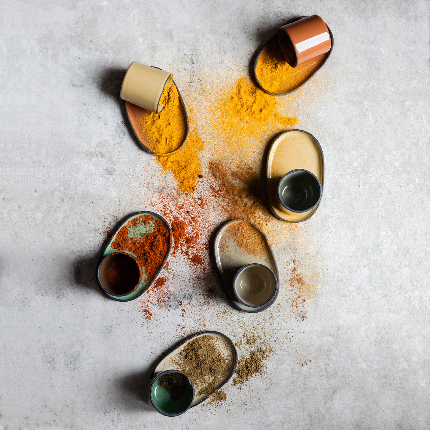 Untertasse für Tasse CARACTERE, Zimt, REVOL