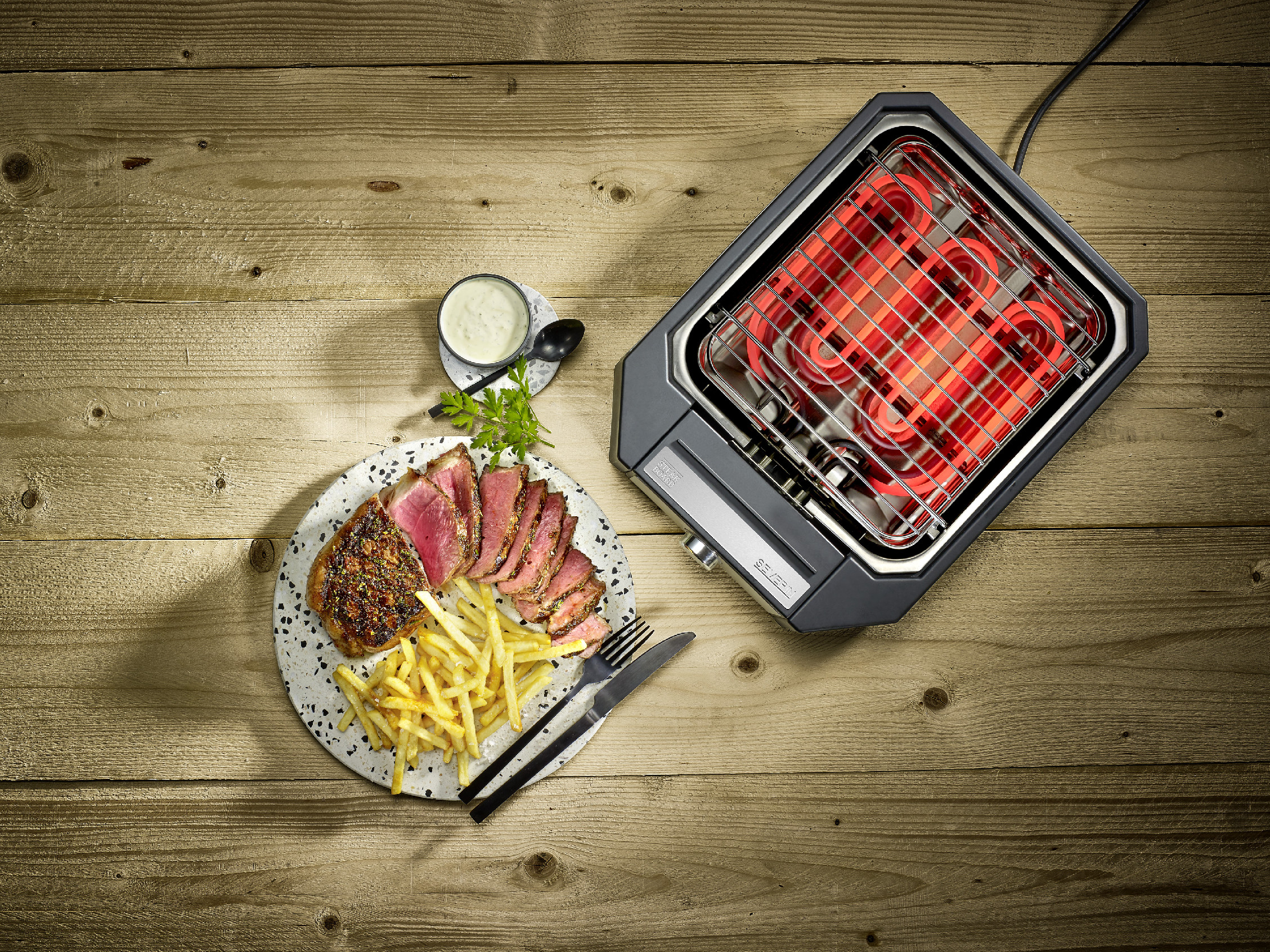 Elektrogrill PG 8545 Steakboard, 2300 W, Severin