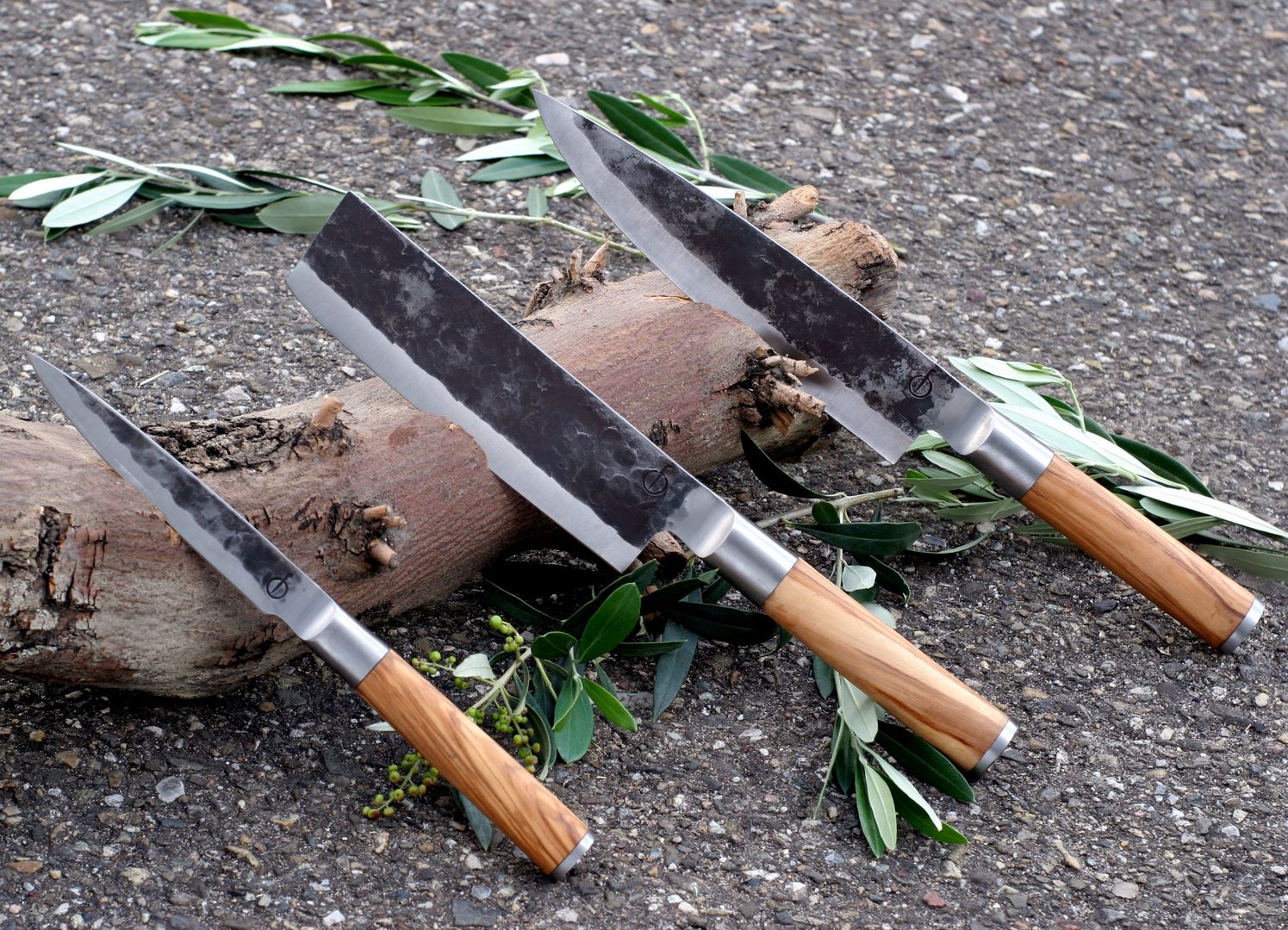 Messerset OLIVE, 3er-Set, Forged