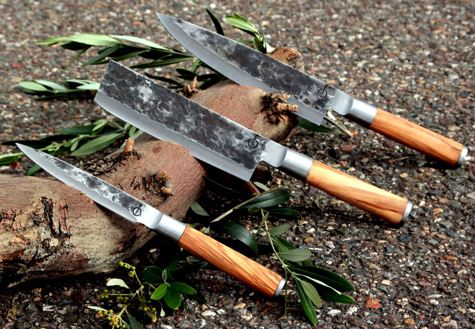 Messerset OLIVE, 3er-Set, Forged