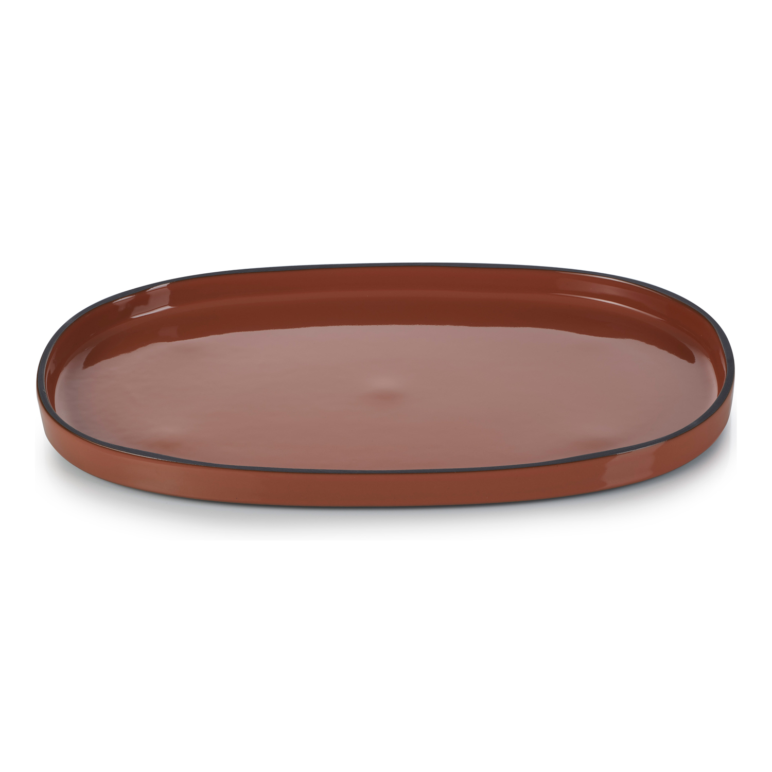 Servierteller CARACTERE 35 cm, Zimt, REVOL