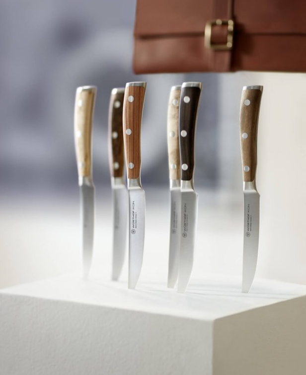 Steakmesser-Set Symbol aus Leder Fall Wüsthof