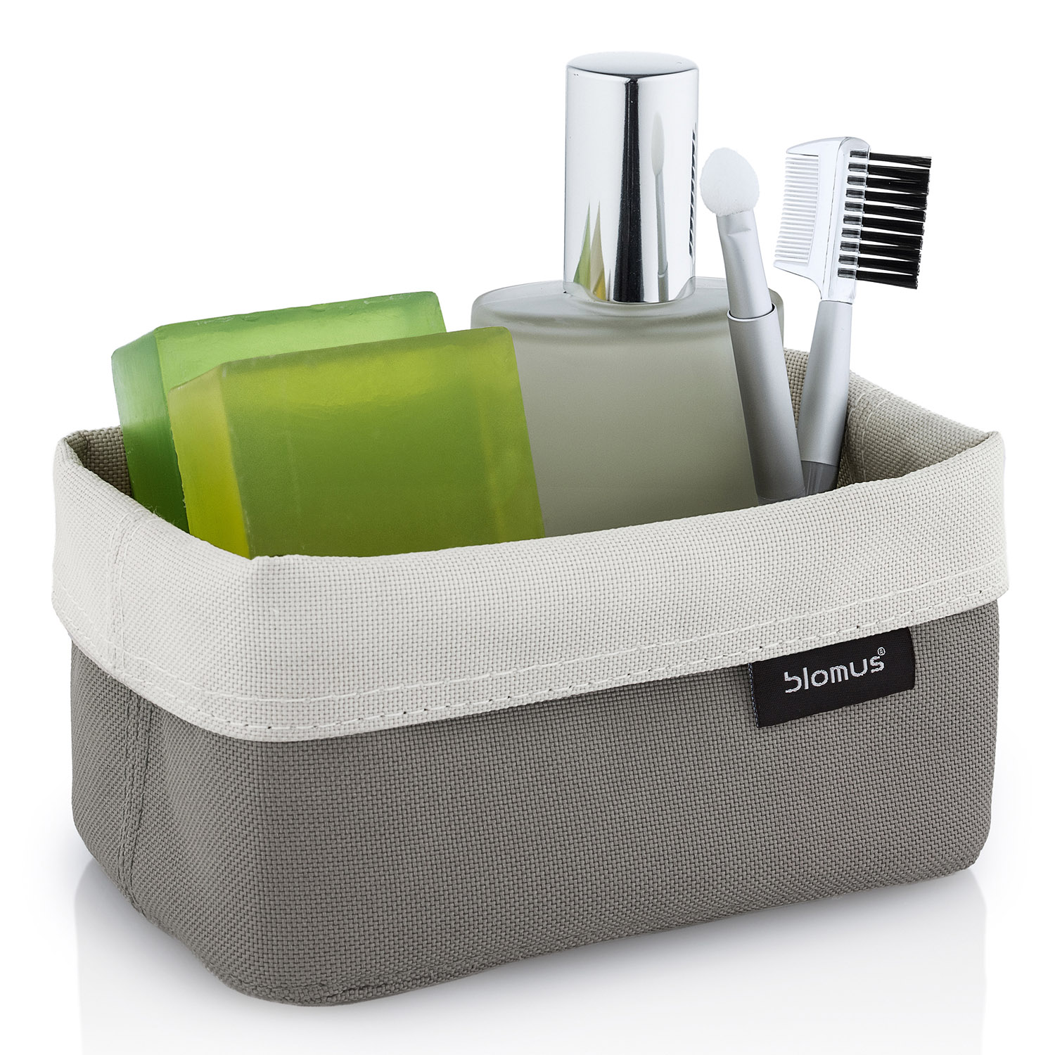 Wendekorb ARA 14 cm, beidseitig, sand/grau/braun, Blomus