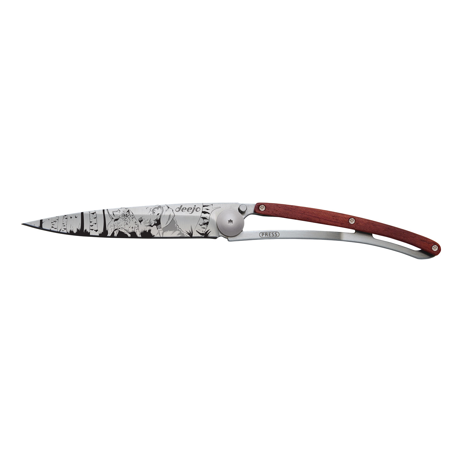 Taschenmesser NATURE HUNTING 37 g, Palisanderholz, deejo