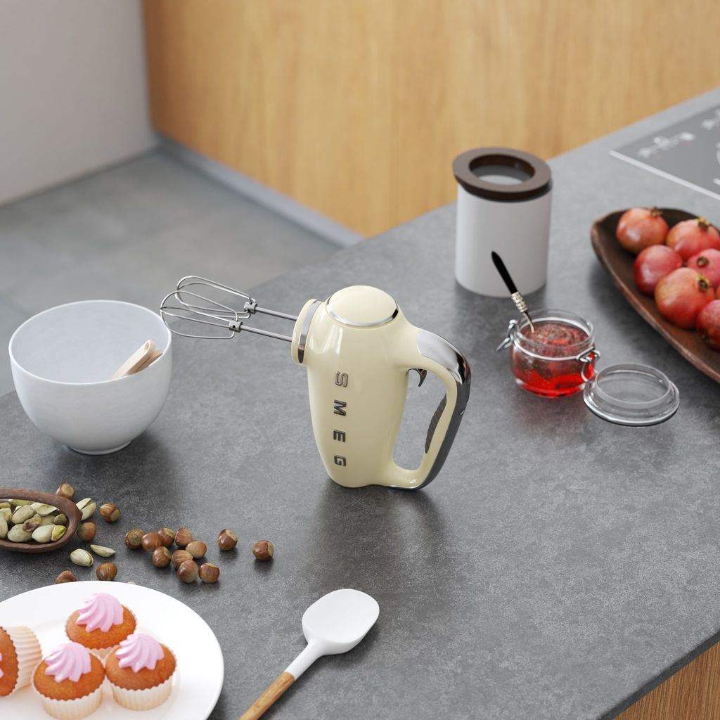 Handmixer HMF01CREU, Creme, Smeg