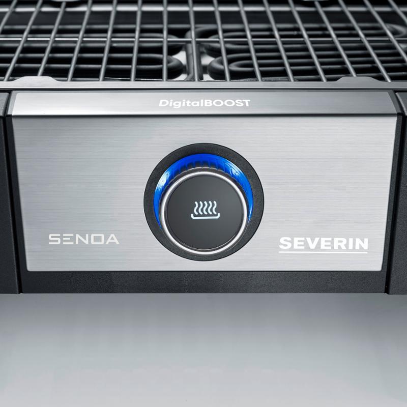 Elektro Tischgrill PG 8114 SENOA DIGITAL BOOST, 3000 W, Severin