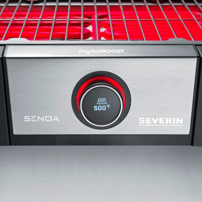 Elektro Tischgrill PG 8114 SENOA DIGITAL BOOST, 3000 W, Severin