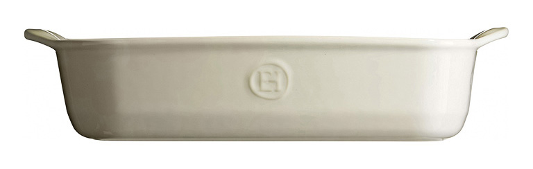 Auflaufform 29 x 19 cm, Creme, Ton, Emile Henry