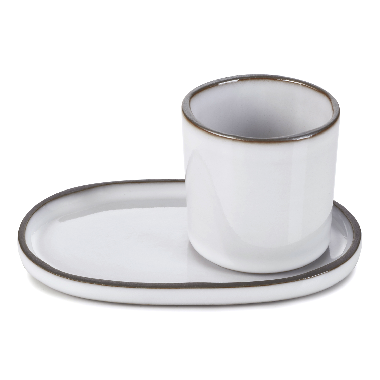 Untertasse CARACTERE, weiß, REVOL