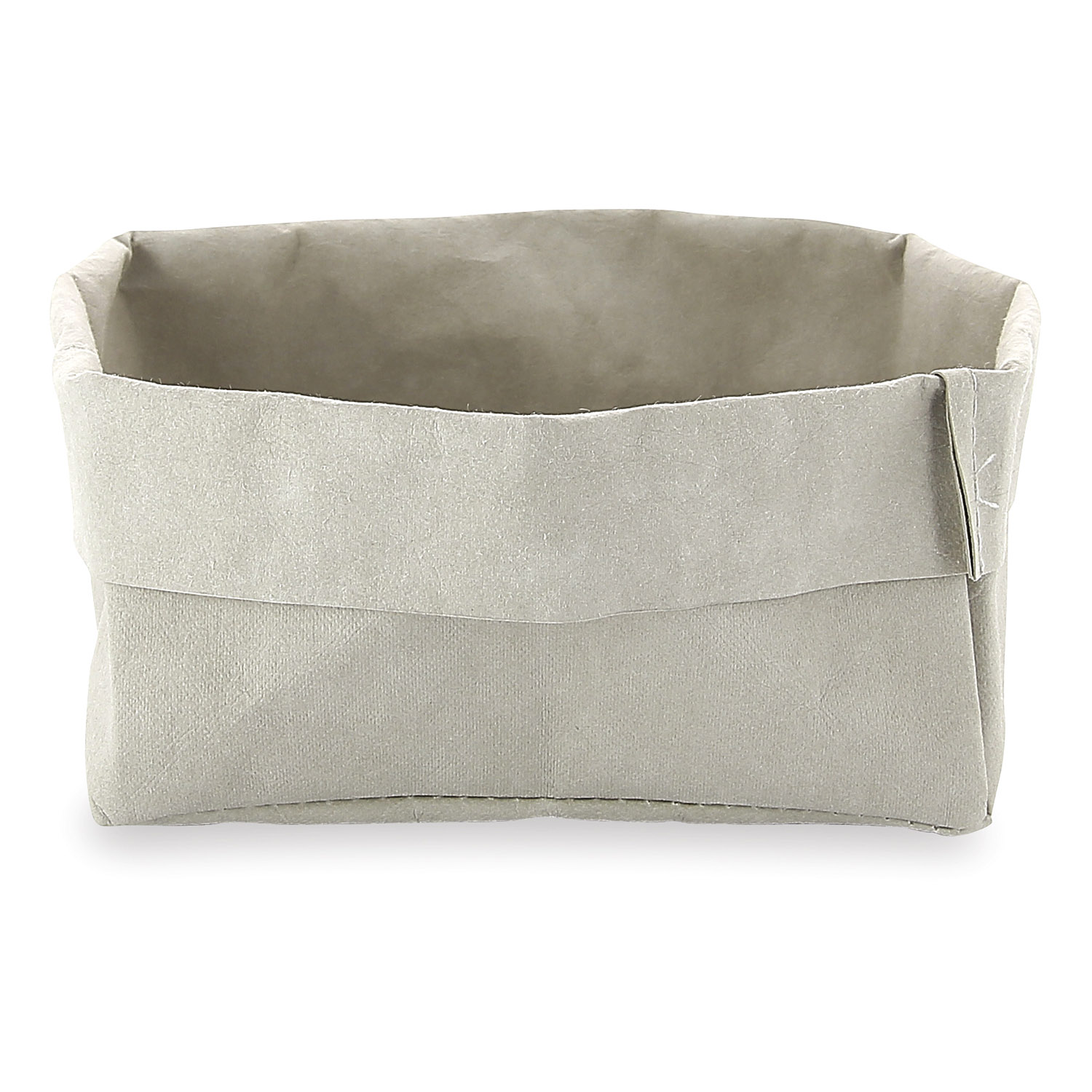 Brotkorb TOUCH 16 x 16 cm, grau, Zellulose, REVOL