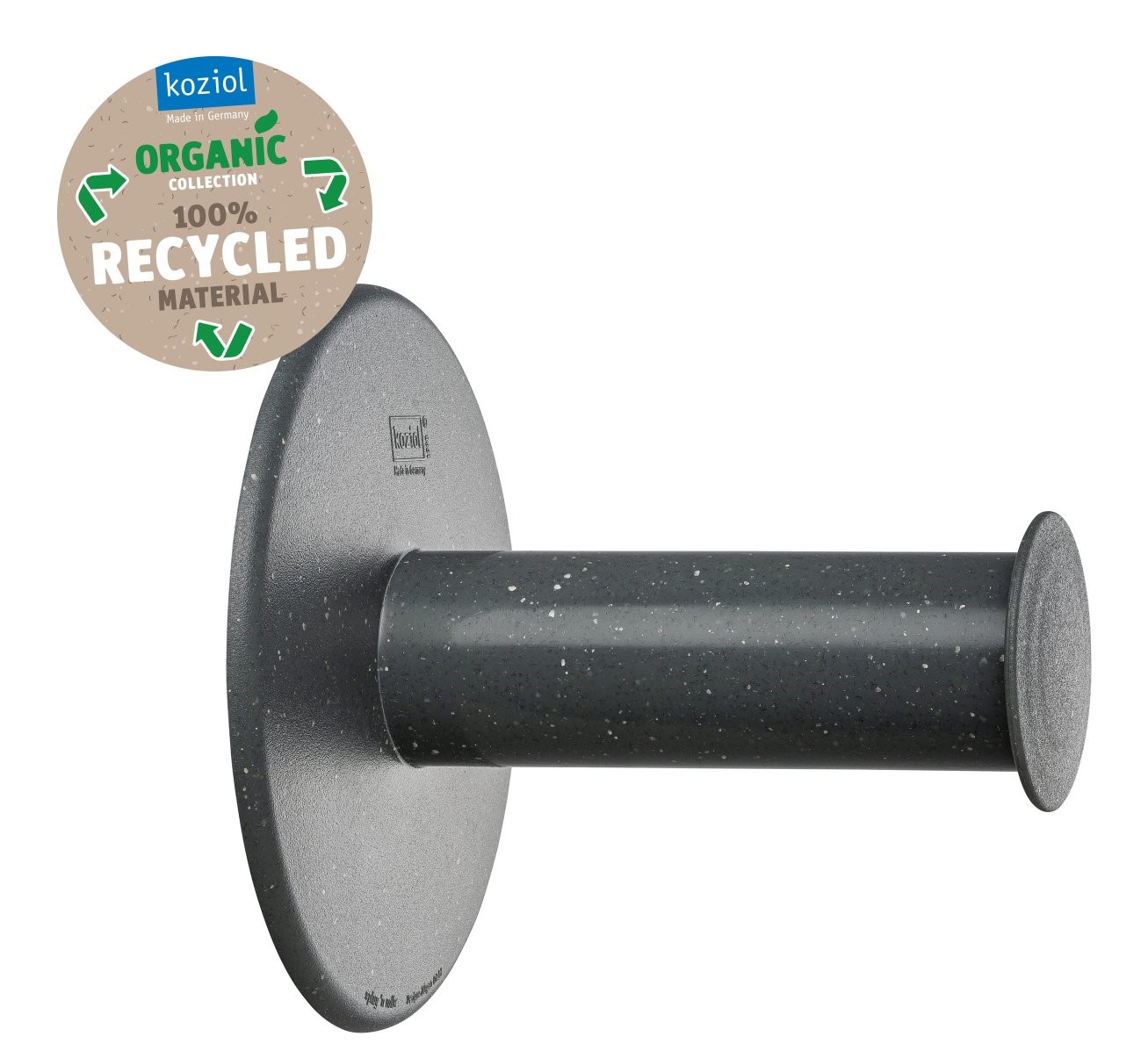 WC-Rollenhalter PLUGNROLL, Naturgrau, Koziol