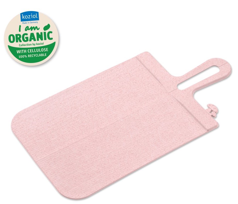 Schneidebrett SNAP L, klappbar, Organic Pink, Koziol