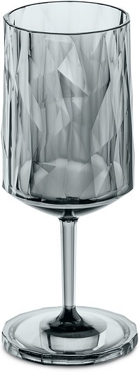 Trinkglas SUPERGLASS CLUB NO.4 Koziol 300 ml, unzerbrechlich, transparent, grau