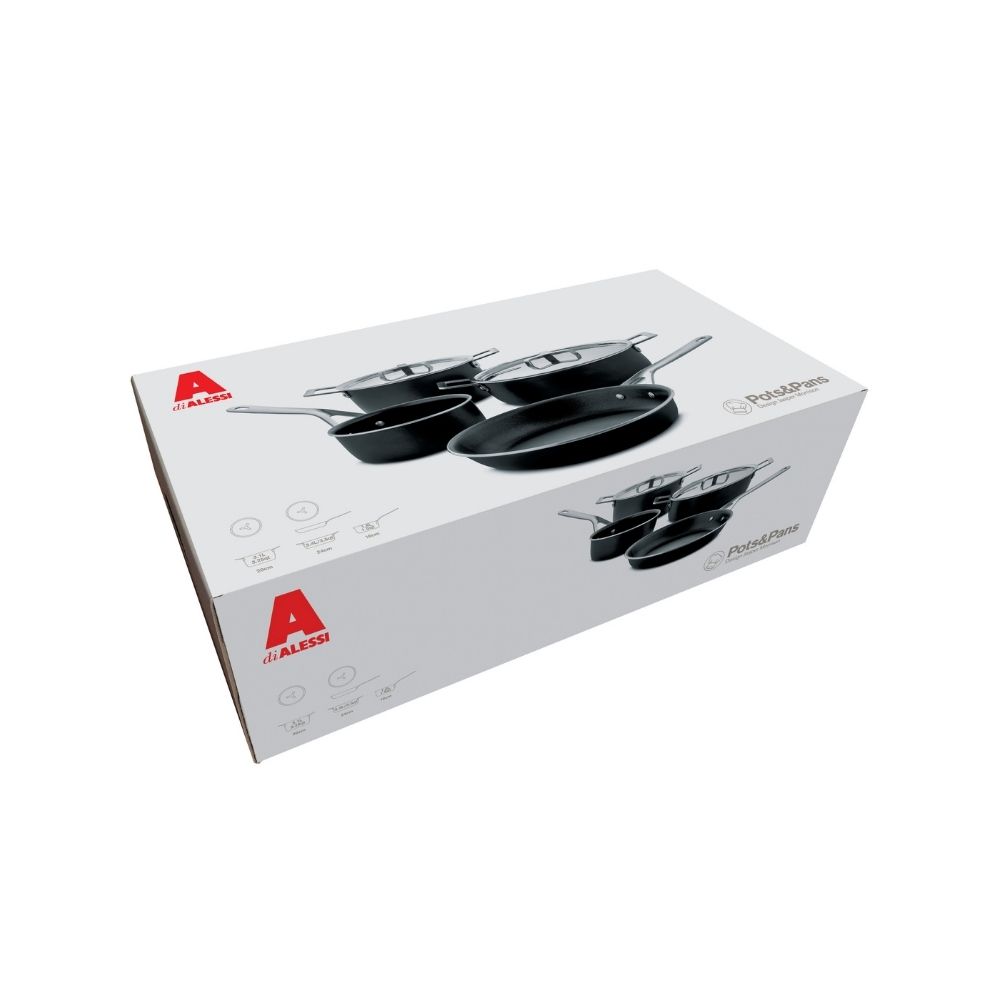 Topfset POTS & PANS, 6-teilig, Edelstahl, Alessi