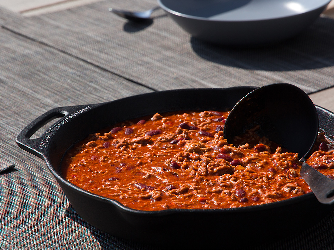 Outdoor Feuerpfanne FP40 40 cm, mit zwei Griffen, Gusseisen, Petromax