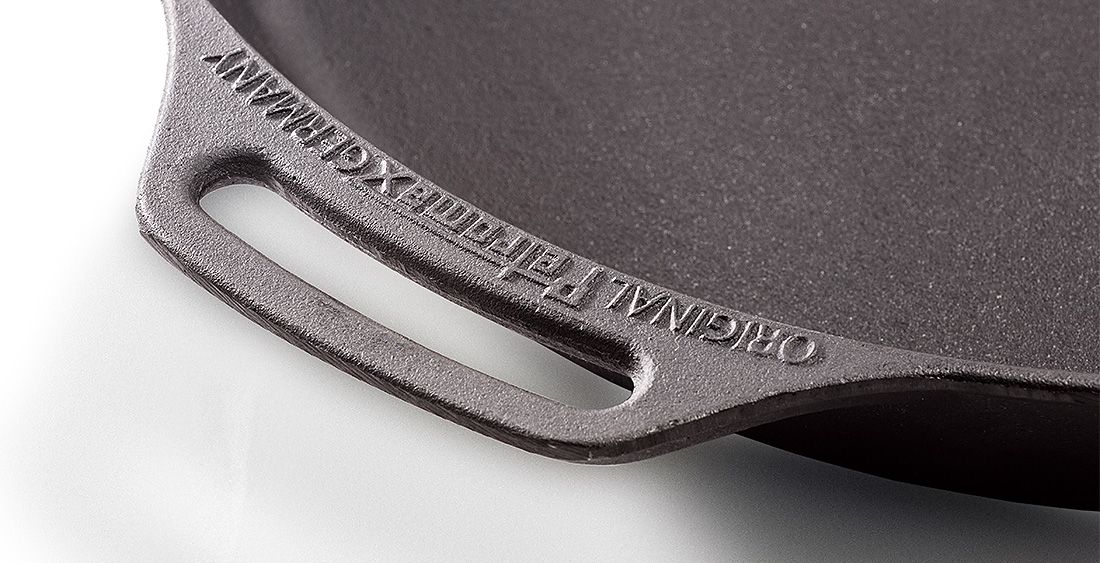 Outdoor Feuerpfanne FP40 40 cm, mit zwei Griffen, Gusseisen, Petromax