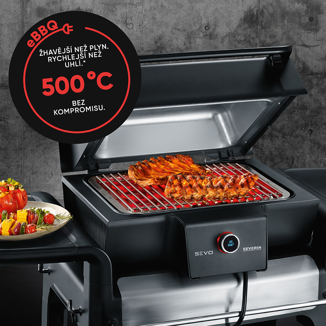Elektrogrill PG 8107 SEVO GTS, 3000 W, Severin