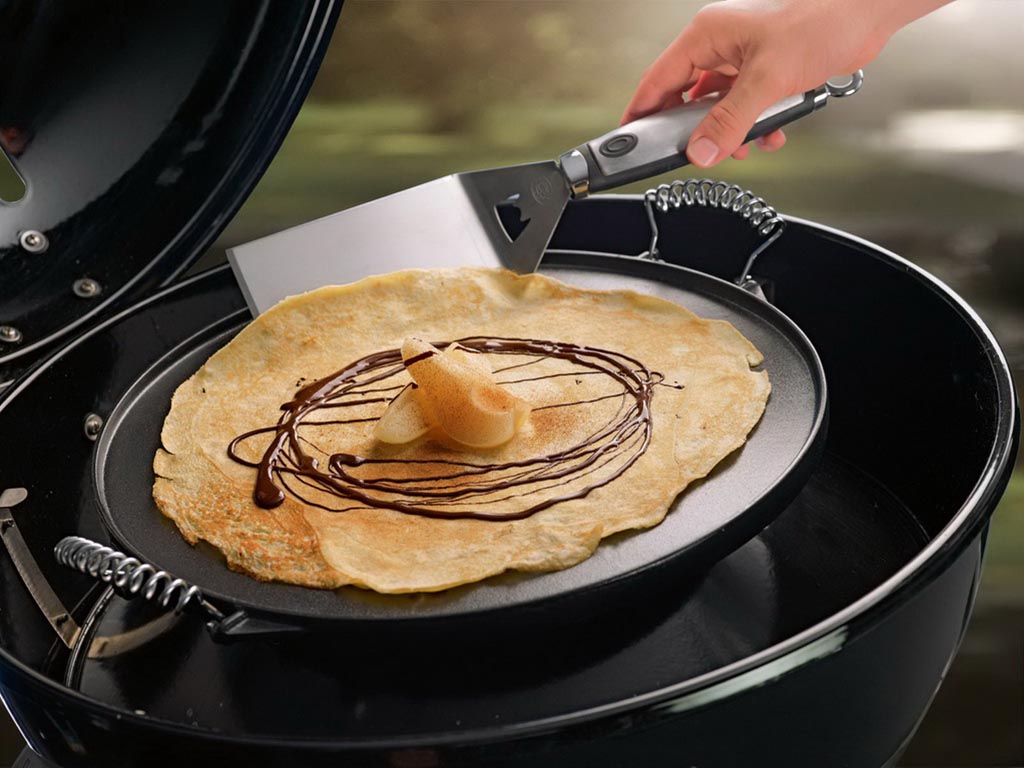 Outdoor Grillplatte DIAMOND 420 33 cm, Gusseisen, Outdoorchef