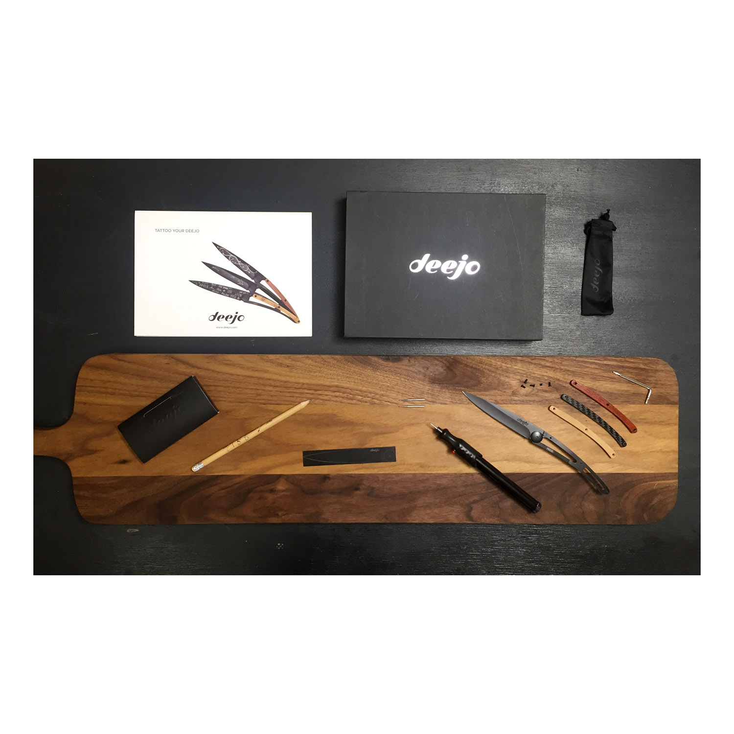 Taschenmesser im Gravurset TATOO YOUR DEEJO , deejo