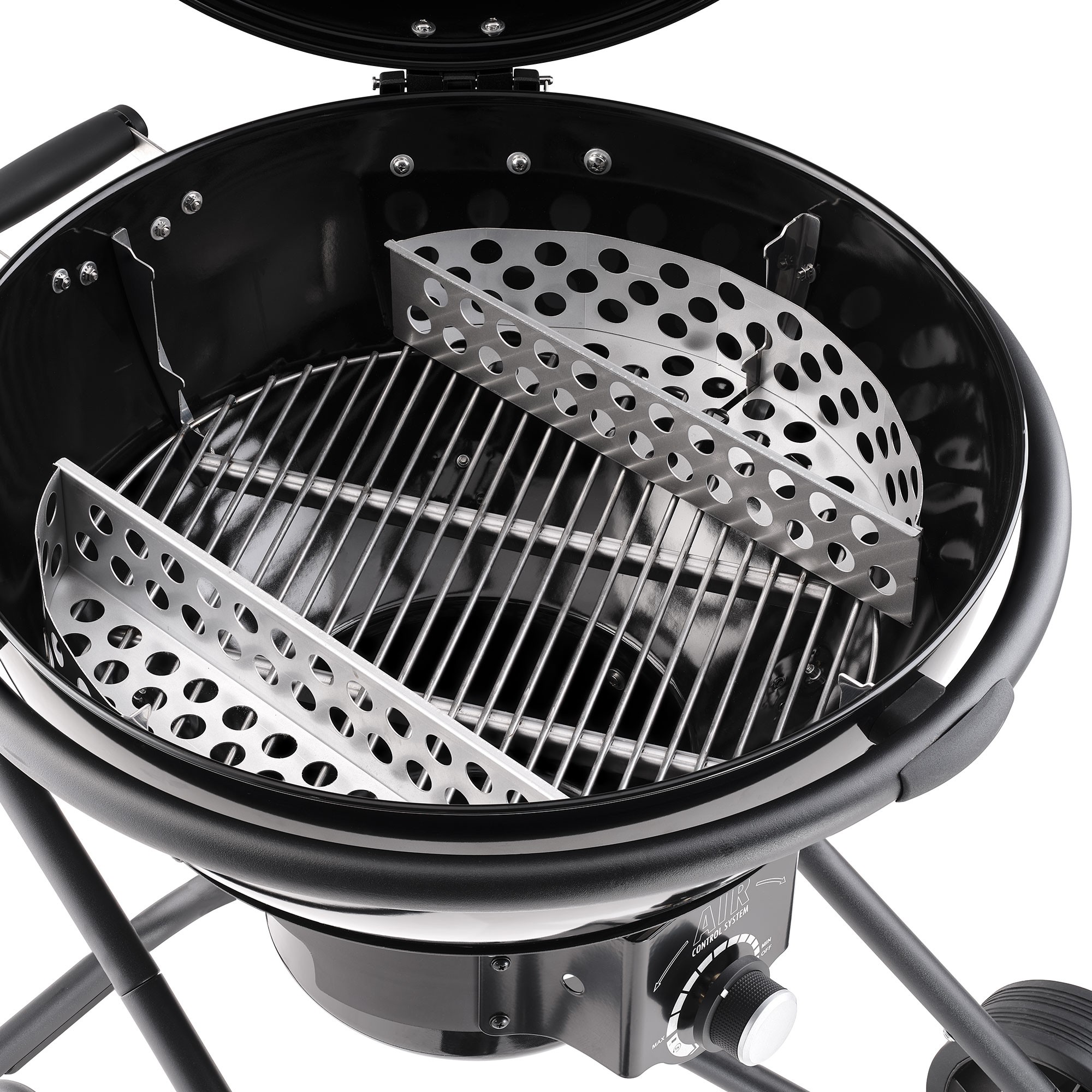 Holzkohlegrill Kugelgrill Nr.1 Air F60, schwarz, Rösle