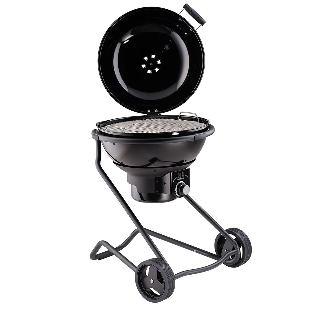 Holzkohlegrill Kugelgrill Nr.1 Air F60, schwarz, Rösle