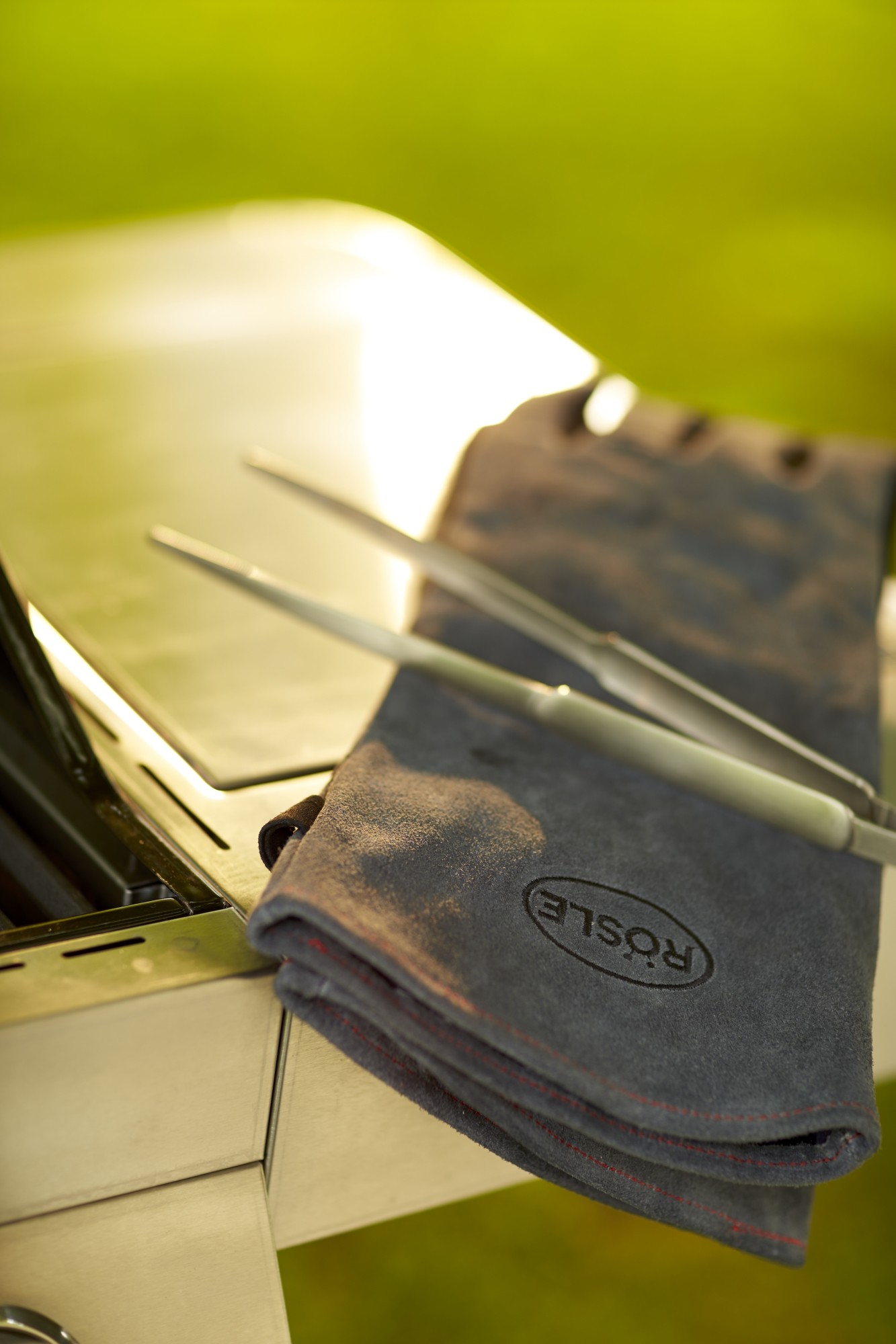 Grillhandschuhe, 2er-Set, Leder, Rösle