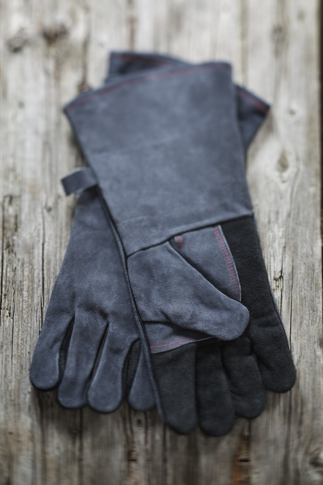 Grillhandschuhe, 2er-Set, Leder, Rösle