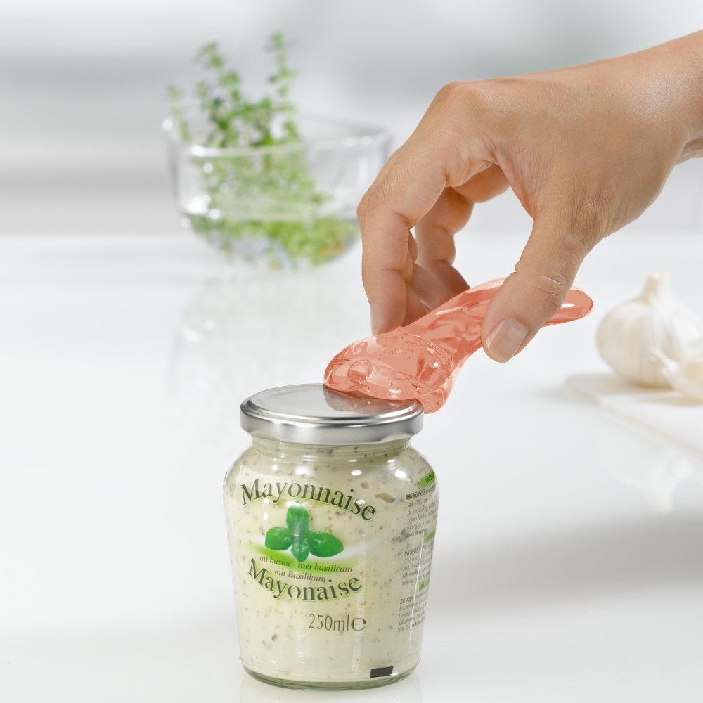 Glasöffner TOM Koziol transparentes Grün (an Eukalyptus erinnernd)