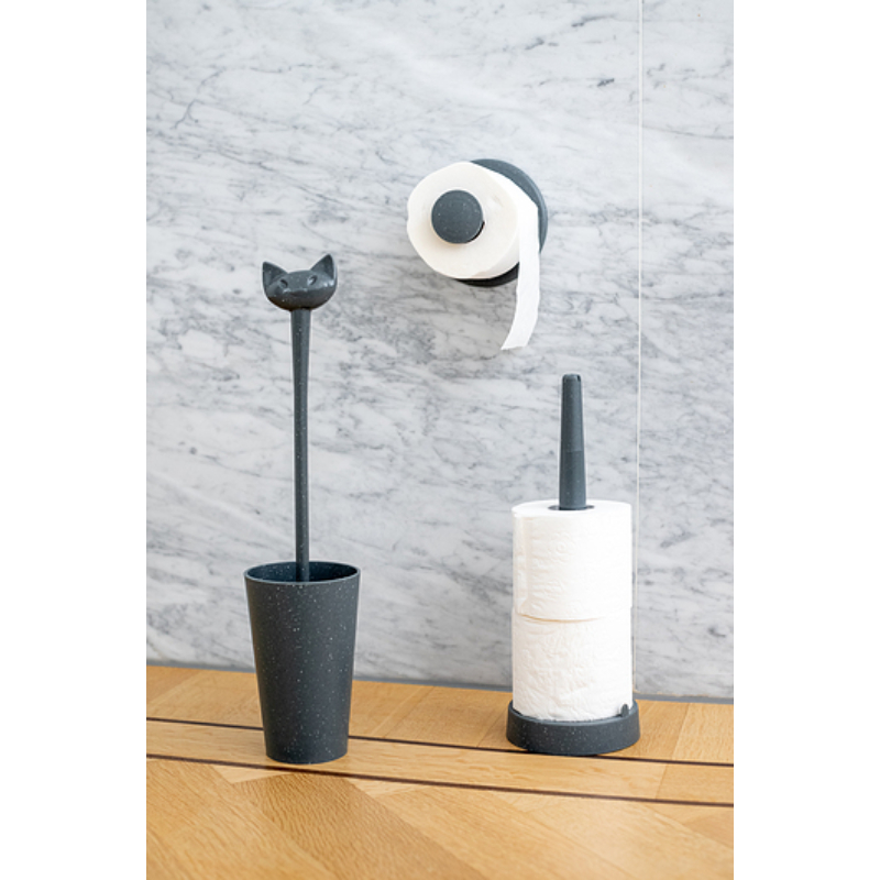 WC-Rollenhalter MIAOU 12,7 cm, Natur Grau, Koziol