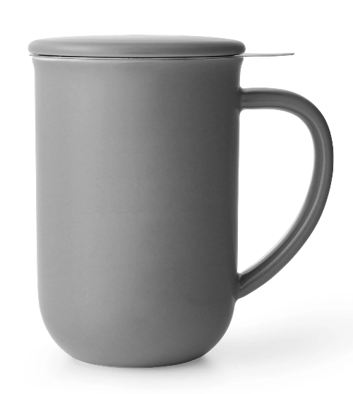 Teetasse mit Sieb MINIMA 500 ml, grau, Viva Scandinavia