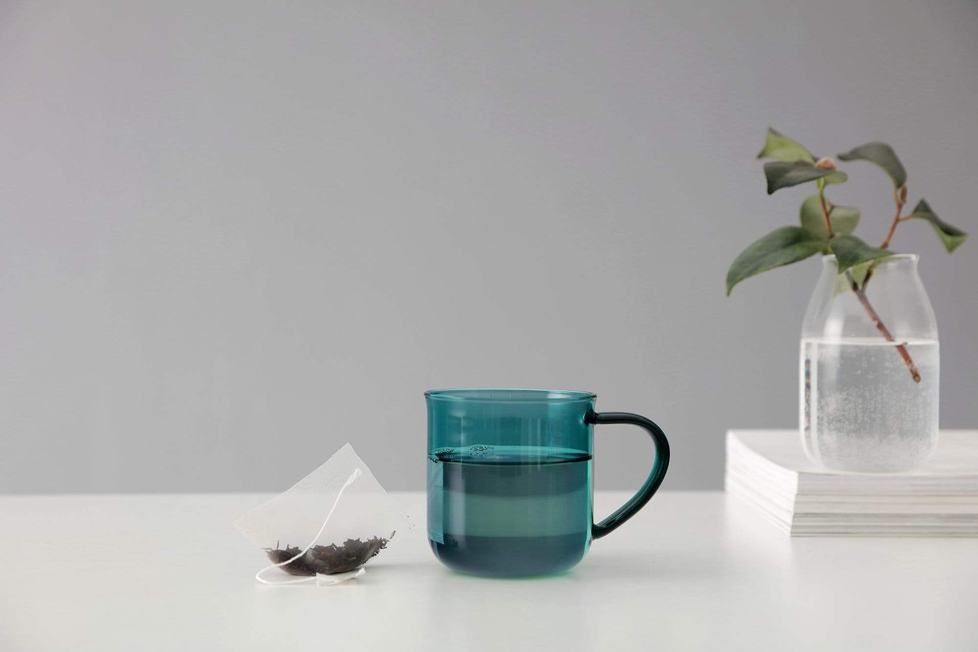 Teeglas EVA MINIMA 400 ml, blau, Glas, Viva Scandinavia