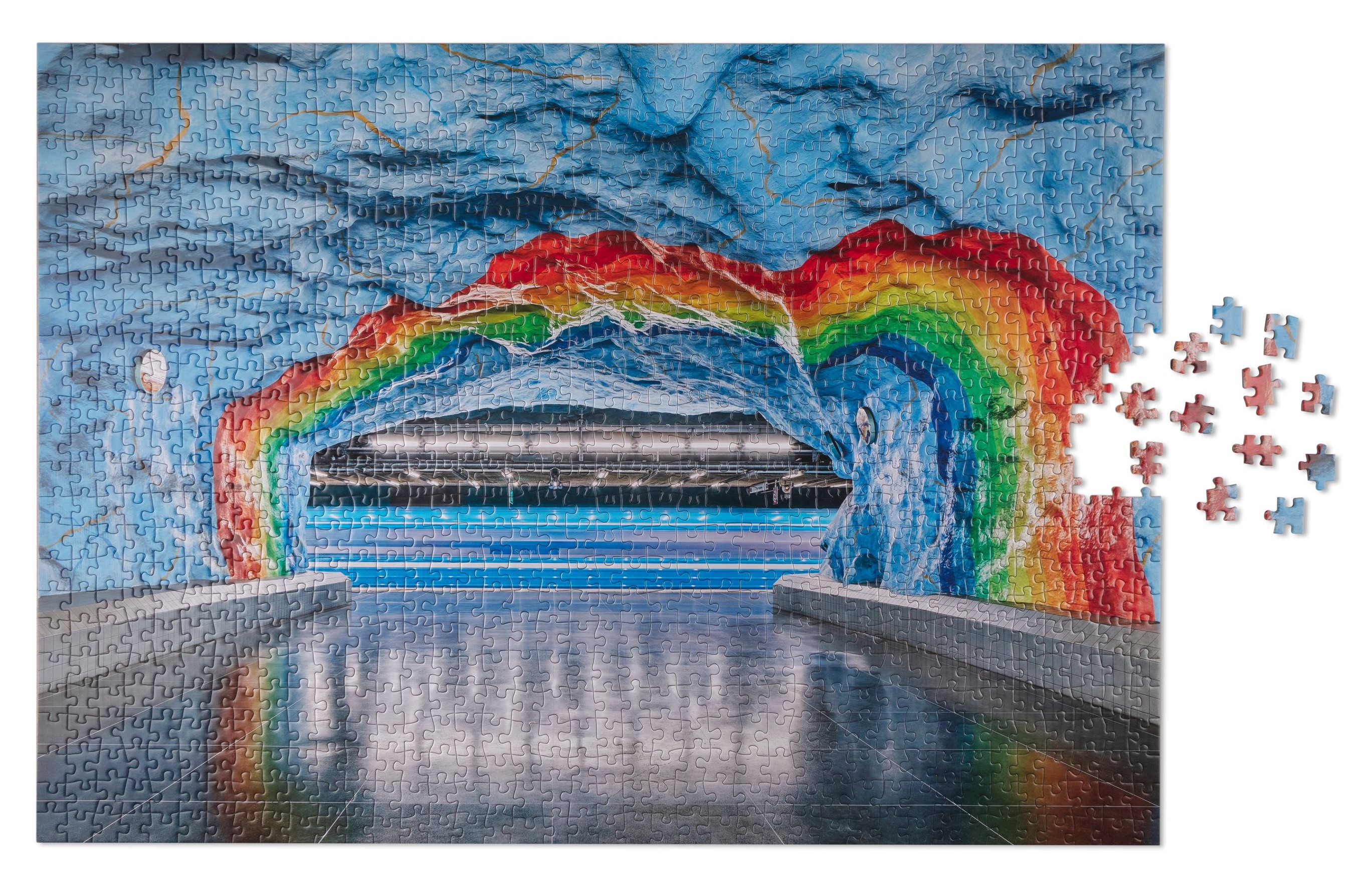 Puzzle METRO IN RAINBOW, 1000 Teile, Printworks