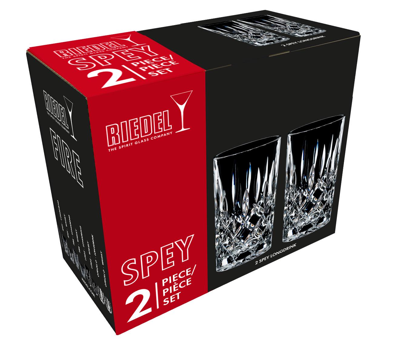 Longdrinkglas RIEDEL SPEY LONG DRINK 395 ml, 2er-Set, Riedel