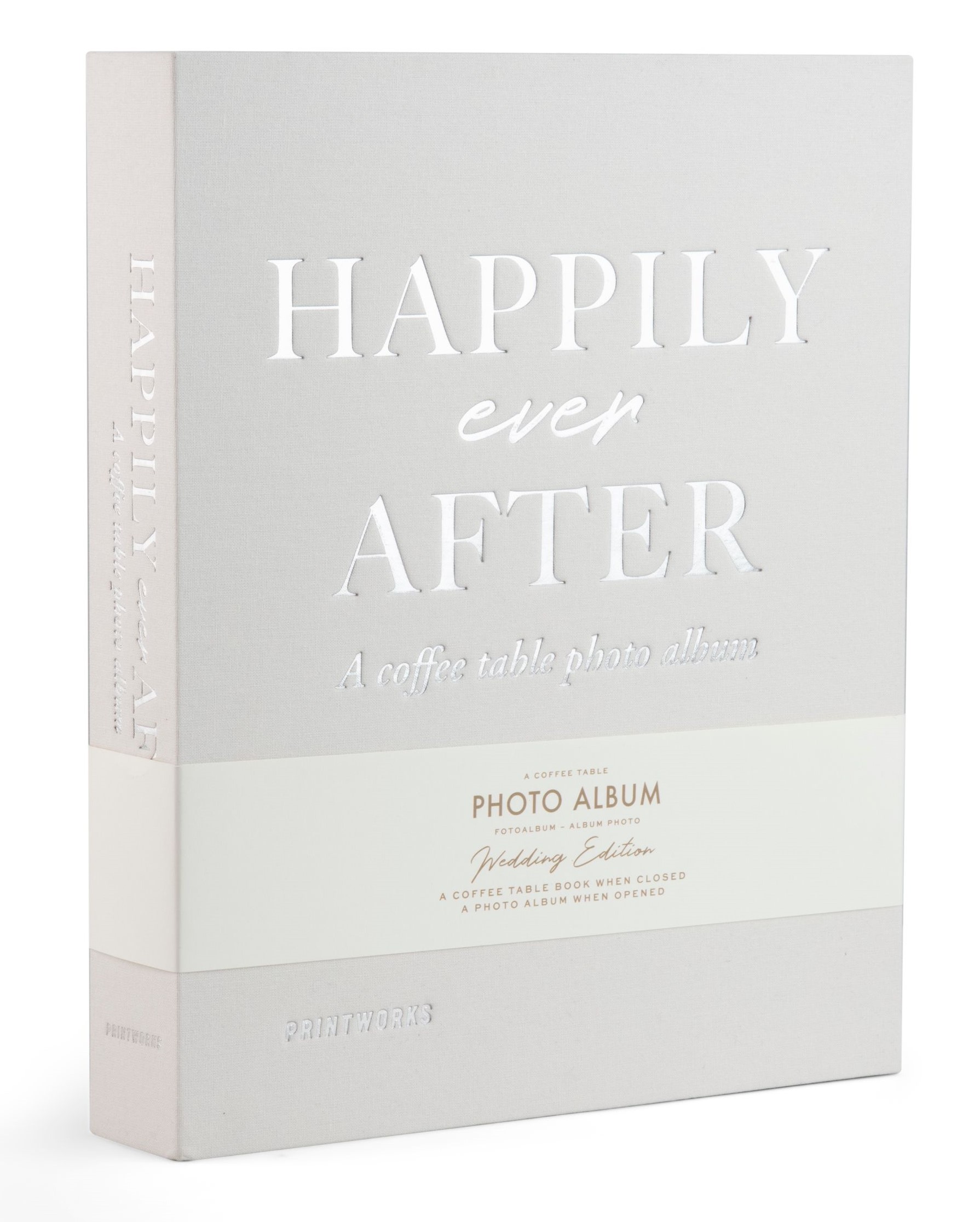 Fotoalbum HAPPILY EVER AFTER, schwarz, Printworks