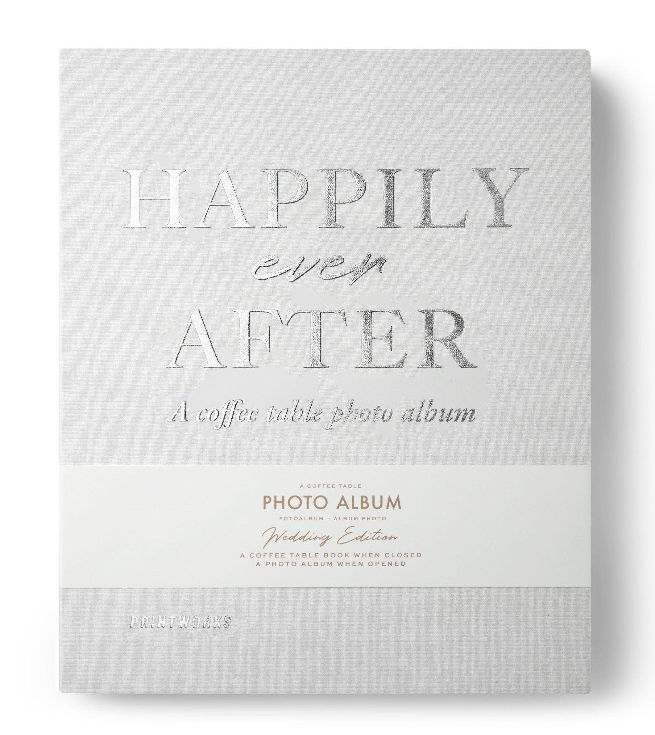 Fotoalbum HAPPILY EVER AFTER, schwarz, Printworks