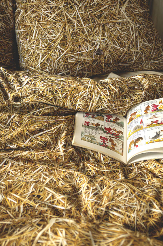 Bettwäsche Doppelbett STRAW 200 x 200 cm, Foonka