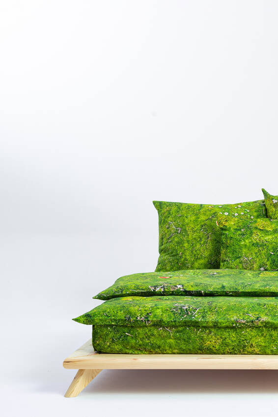 Bettwäsche Einzelbett MOSS 155 x 200 cm, Foonka