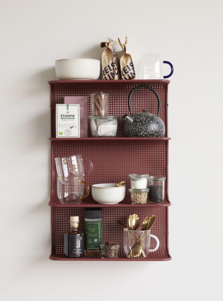 Kaffeeglas KIOSK, 4er-Set, 350 ml, Glas, Hübsch