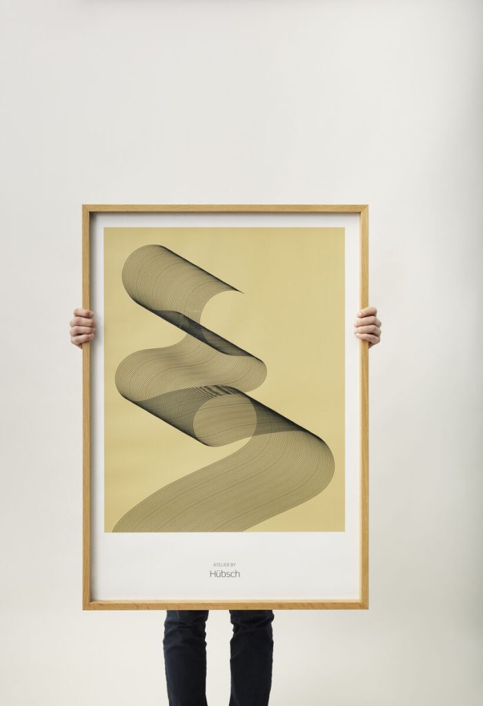 Kunstdruck DEPTH 70 x 100 cm, Hübsch